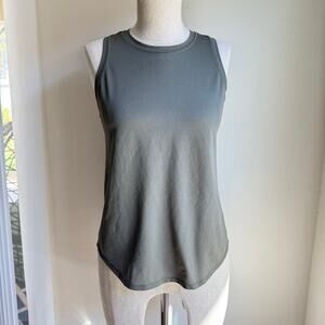 Lululemon Olive Green Sleeveless Tank Top – Size 4 – Lightweight Activewear